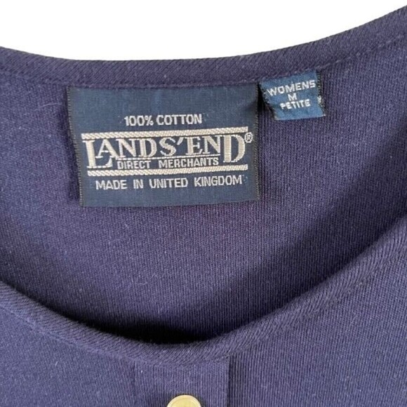 Lands End Navy Knit Midi Dress Size Medium P NWT - Picture 5 of 6